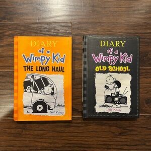 DIARY OF THE WIMPY KID BOOKS 9 and 10
